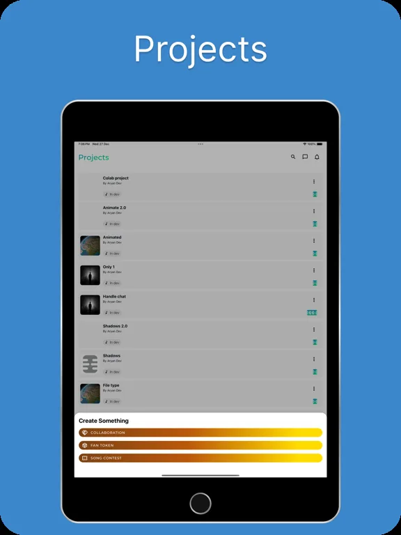 The Guild minting screen, where an artist turns a track into an on-chain music token with a guided wallet and signing step
