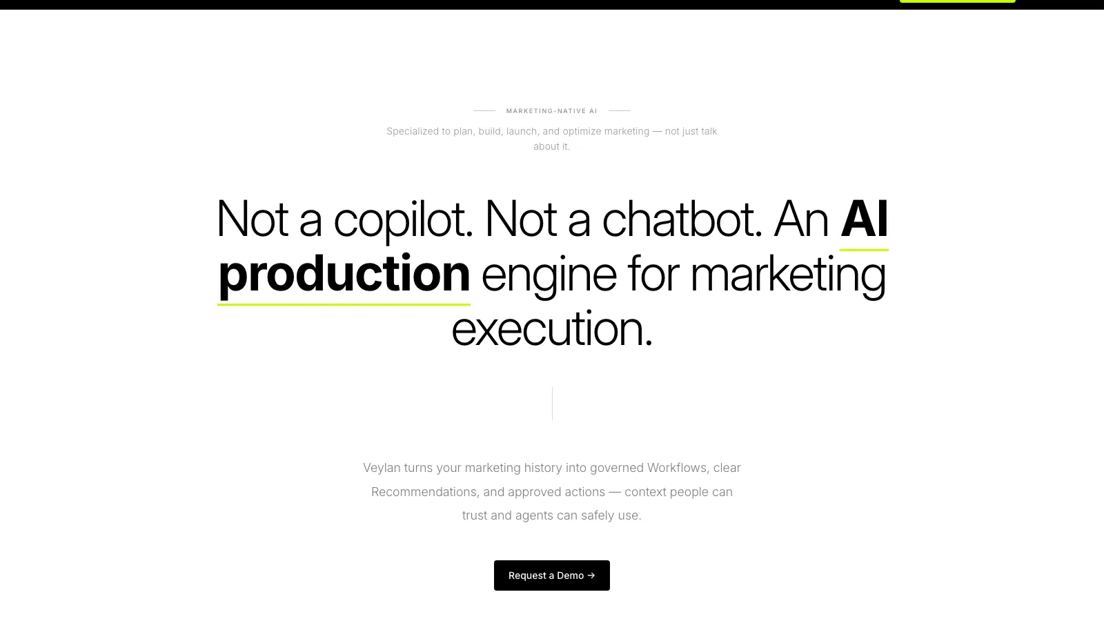 VEYLAN, an AI production engine for advertising on a multi-tenant backend