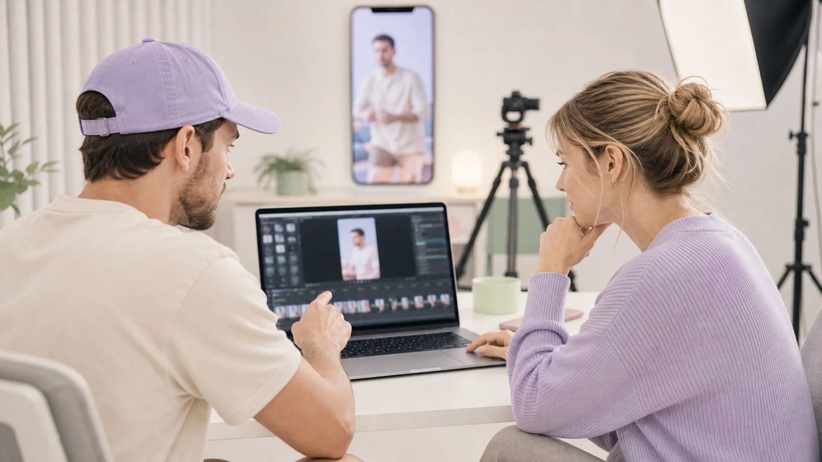 Voodoo.tube — creator team reviewing video clips