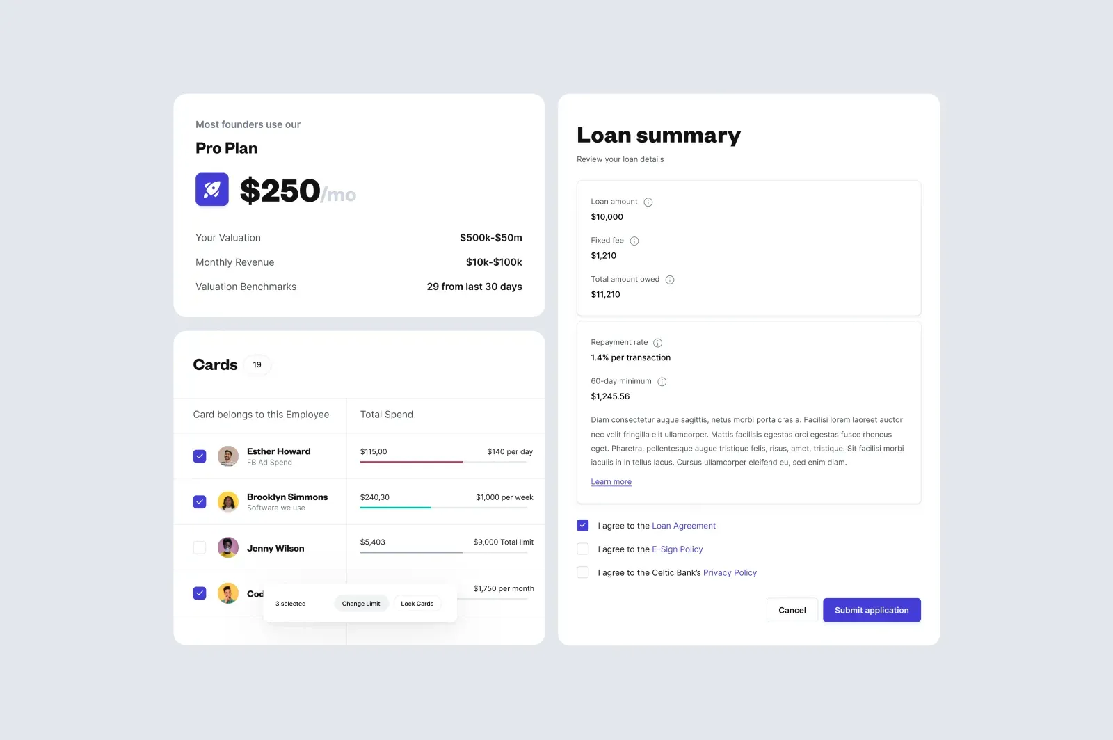 Founderpath offer flow screen