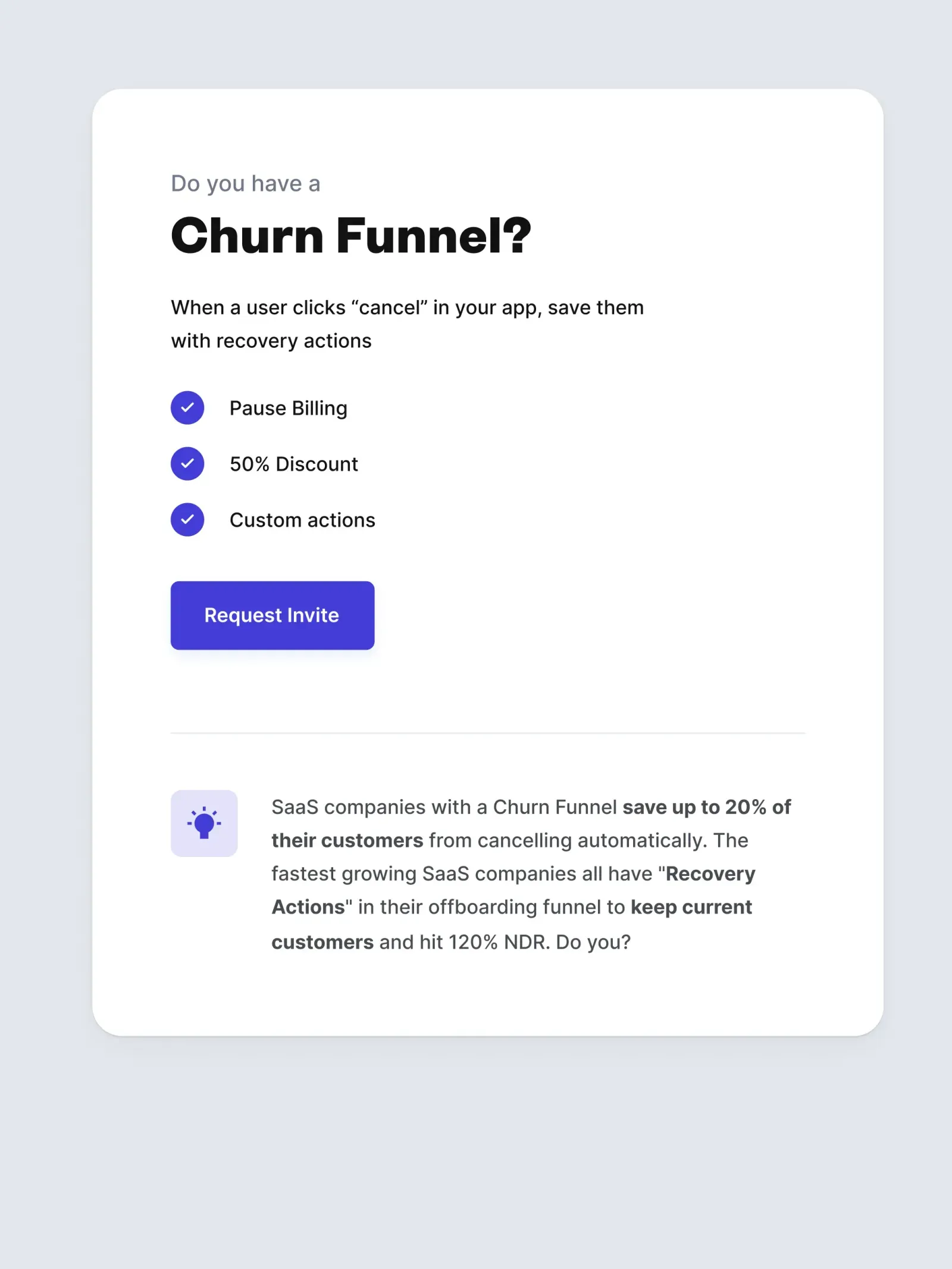 Founderpath payout and funnel screen