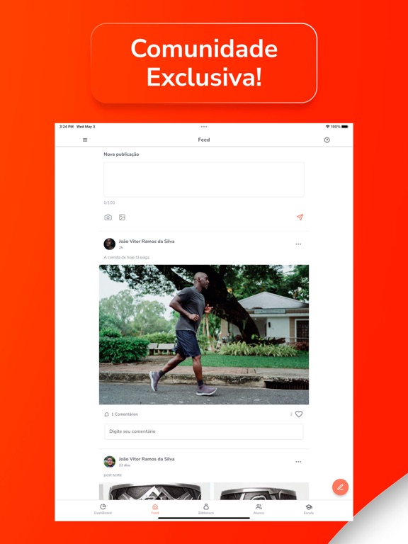 Personal Fit community and live dashboard app screenshot