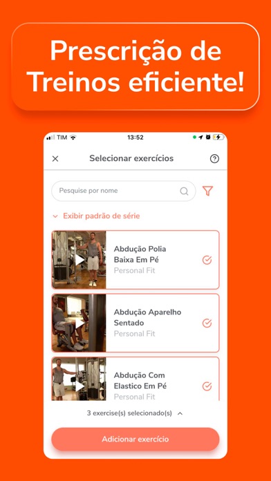 Personal Fit workout programming app screenshot